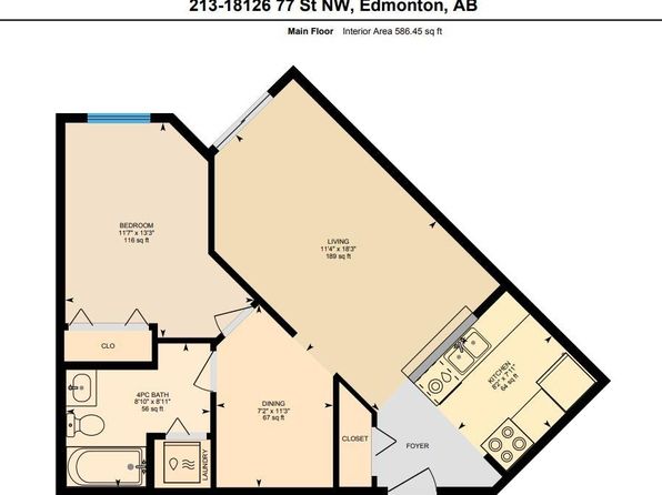 18126 77th St NW #213, Edmonton, AB T5Z 0N7