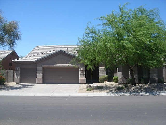 View of home from park