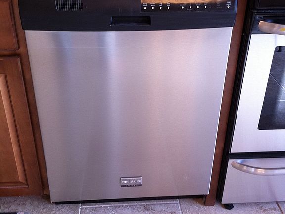 Brand new stainless steel dishwasher