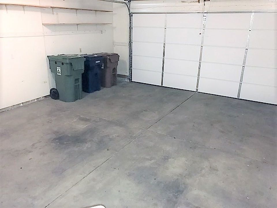 2 car garage, new garage door