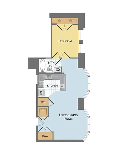Floor plan Osborn 1A