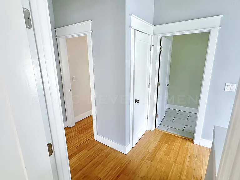 Top of Stairs and view from Bedroom #1. Bathroom straight ahead and Master to left.