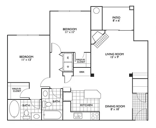 Floor plan Chamberlain