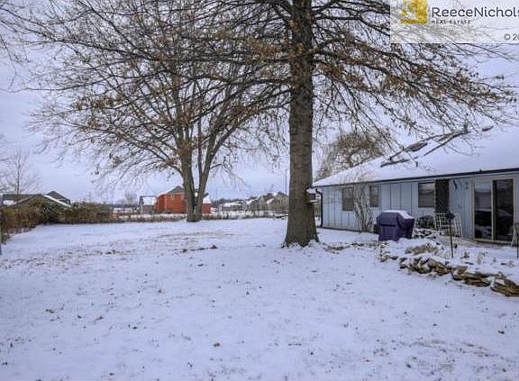 Large, fenced backyard
