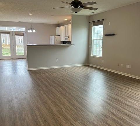 Living Room, with counter bar and kitchen