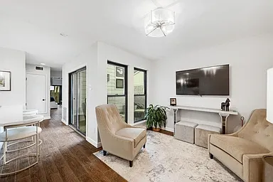 Seating area in kitchen can be breakfast area or bonus seating area for coffee and relaxing while cooking together.