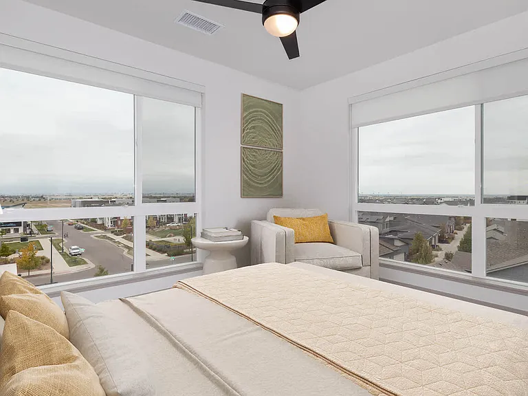 Carpeted Bedroom