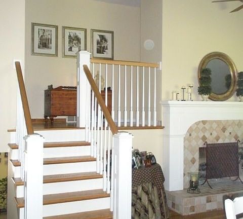 Stairway to upper level