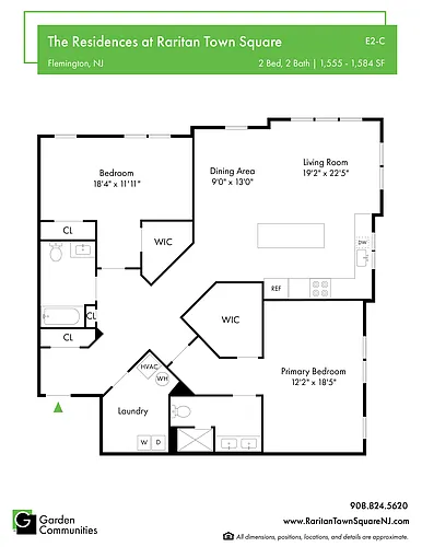 Floor plan $1.91/sq.ft. - E2-C