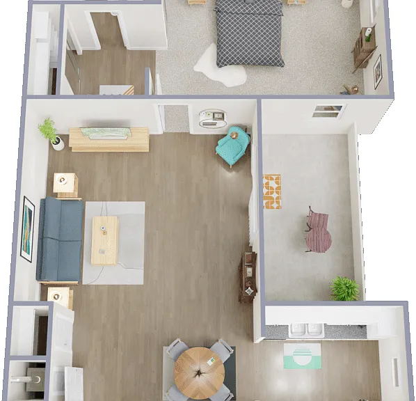 Plan B Floorplan Diagram
