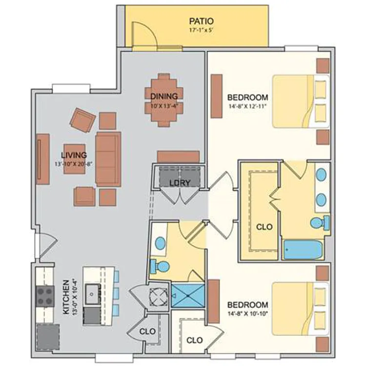 Floor plan Bristol - Garage Included