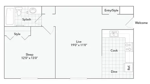 Floor plan East - Cherry Tree