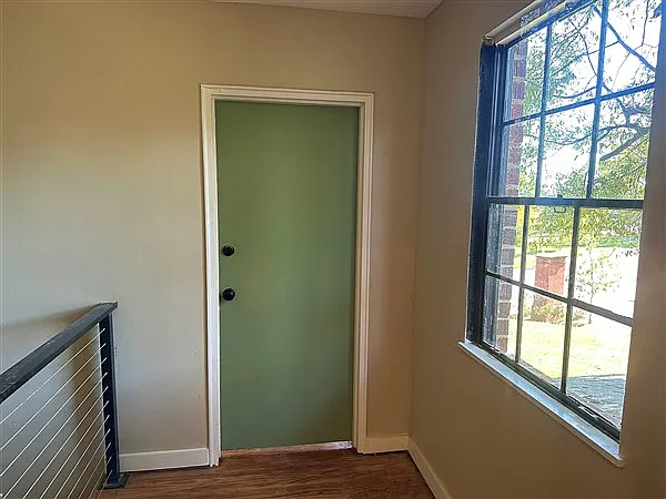 Top floor location with an across the hall neighbor. Tell a Friend.