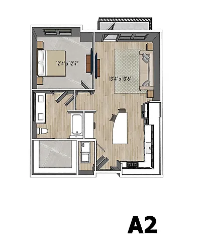 Floor plan Lantana | A2