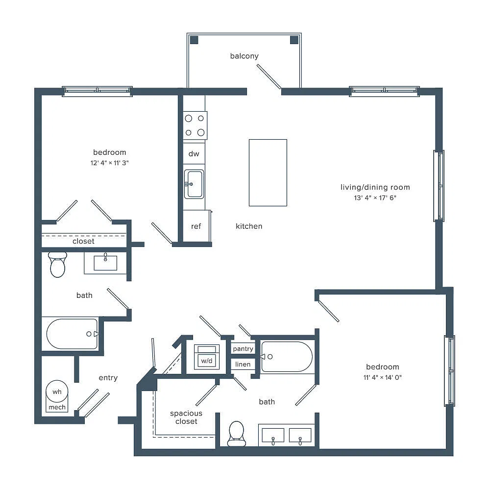 Floor plan B2