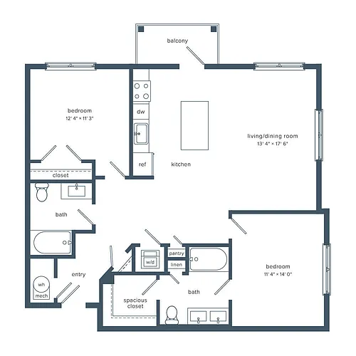 Floor plan B2