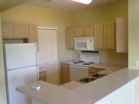 Kitchen; washer and drier in the closet.