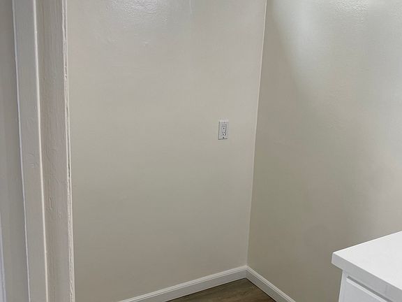 Space next to bath vanity sink