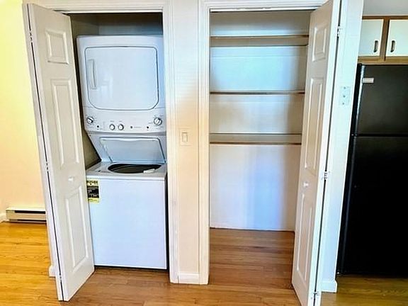 Laundry in unit with pantry closet