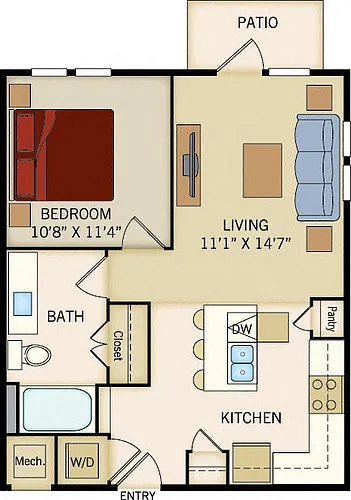 Floor plan A1C
