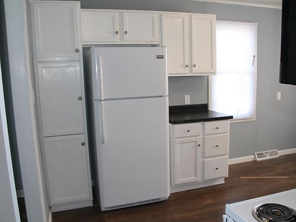 Kitchen with pantry cupboard