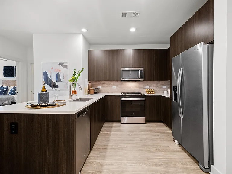 Chef-inspired kitchen with custom, soft-close cabinetry