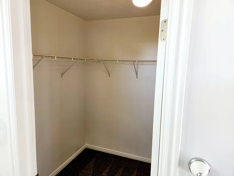 Master walk-in closet.