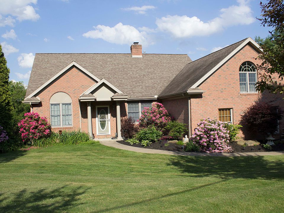 Landscaping in full bloom
