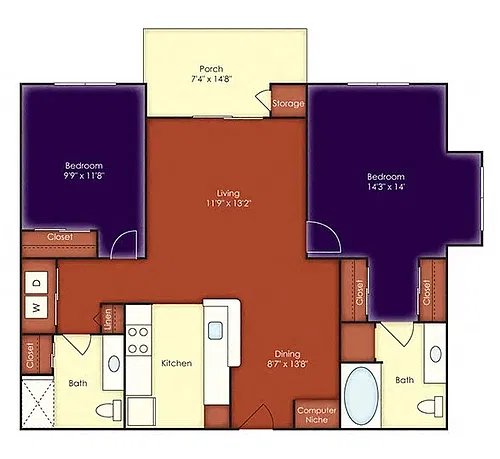Floor plan The Ketch