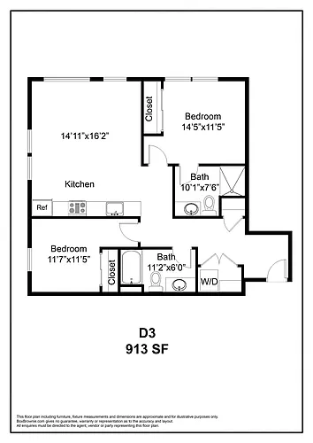 Floor plan D3
