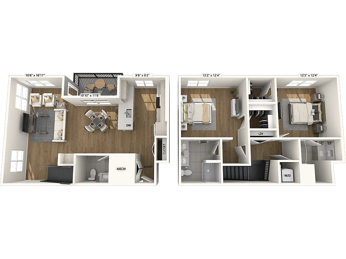 Floor plan B6-Upgrade Collection