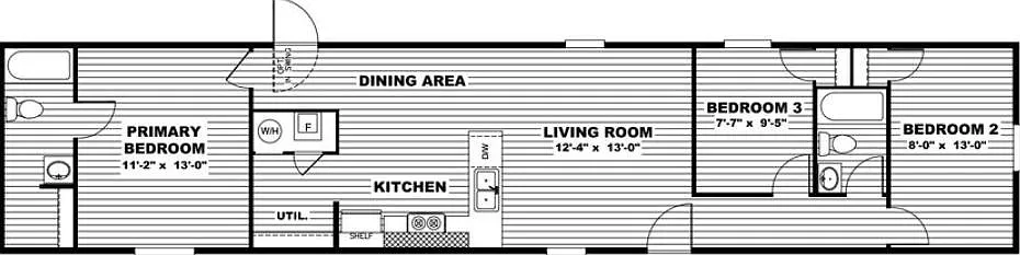 3 bed, 950 sqft, $1,150 — Photo 4
