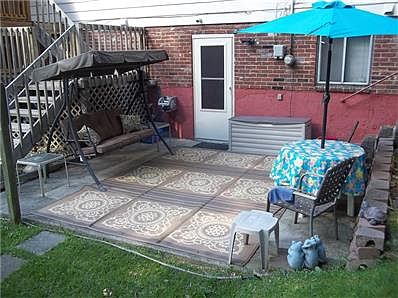 Patio provides more entertaining/relaxing options