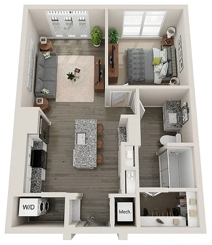 Floor plan A1B