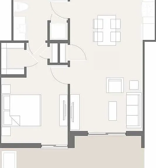 A1 floor plan The Vibe Miami