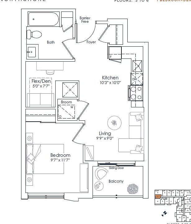 1st image of 500 Plains Rd E #607