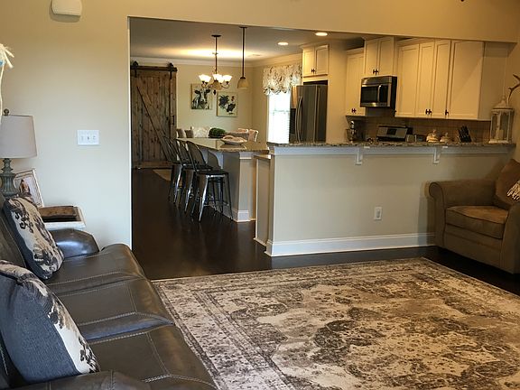 Living room from front door