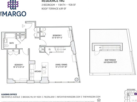 3rd image of 180 Myrtle Ave APT 14G