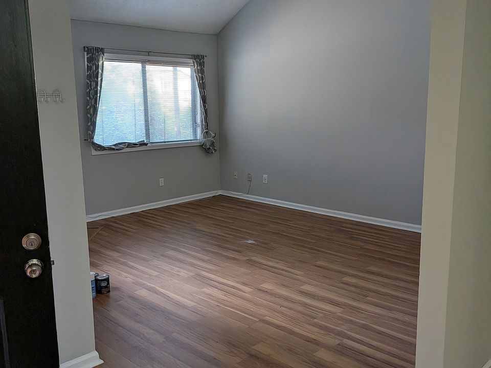 Living Room with new floors