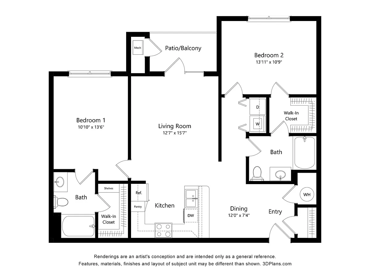 Floor plan The Brook