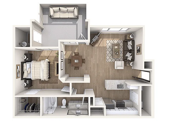 Floor plan Saguaro Renovated