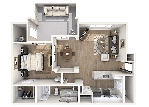 Floor plan Saguaro Renovated