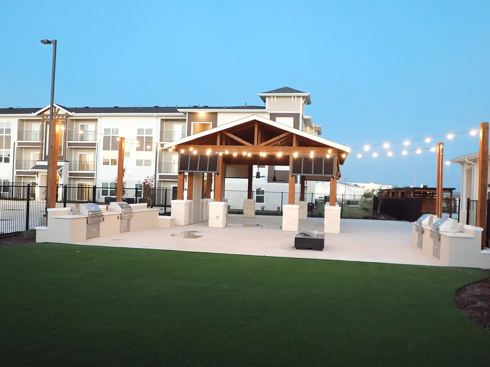 The pavilion and event lawn.
