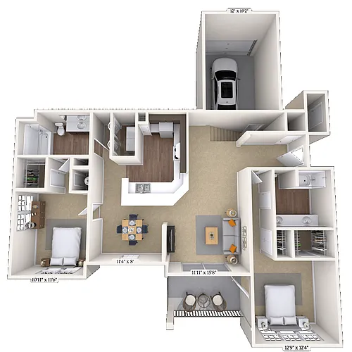 Floor plan Buckingham