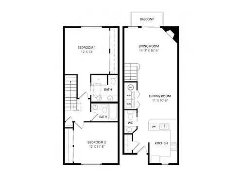 Floor plan Morgan TH
