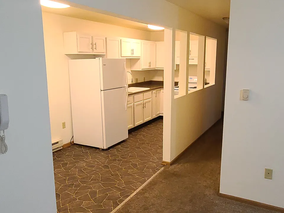 Kitchen and entry