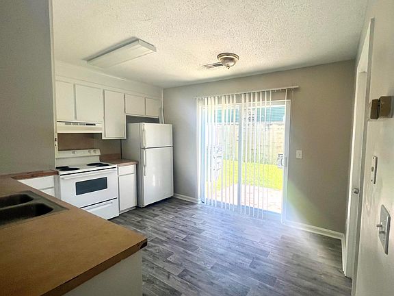 Kitchen with new flooring