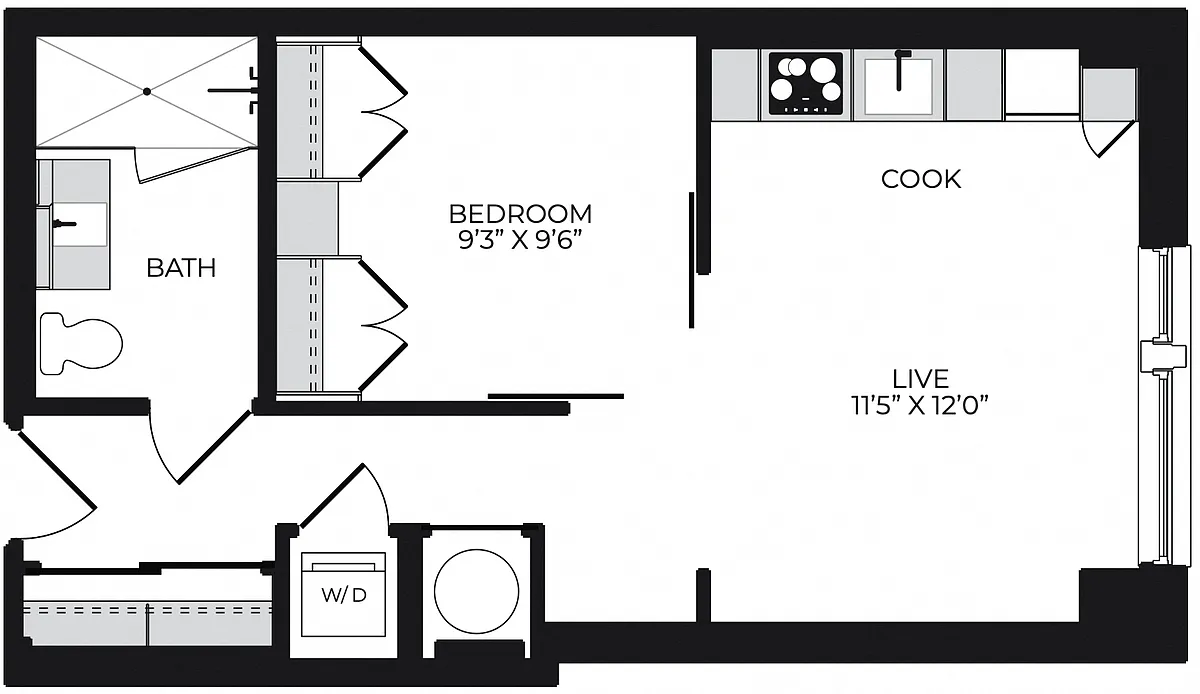Floor plan A101