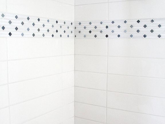 New tile in the shower