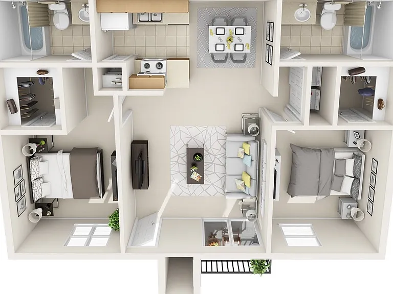 Avia 266 - Camber - 2 Beds - 2 Baths - 850 Sq. ft.